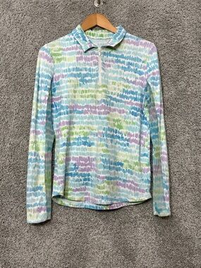 Icikuls 1/4 Zip Pullover Top Sun Protection  Mesh Activewear Golf Women’s Medium